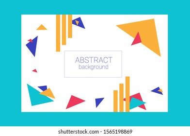 abstract triangular backgrounds for business and the web
