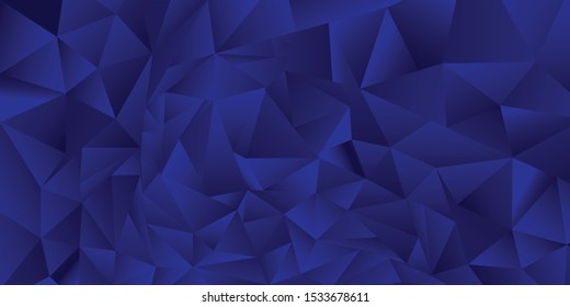 Abstract Triangular Blue Background .