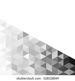 Abstract triangular geometric background for your design. Mesh of  rhombus. Colorful vector graphics polygonal backdrop.