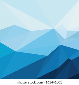 Abstract Triangular Geometric Multicolor Background