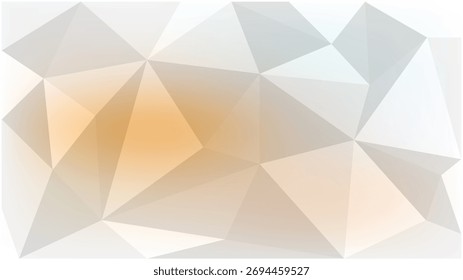 Abstract Triangular Mosaic Background with Gradient Color Palette for Modern Designs and Creative Presentations and Digital Art Projects Featuring Geometric Shapes and Soft Hues
