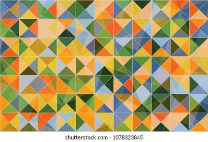 Abstract Triangular and Pattern Background