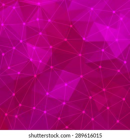 Abstract triangular purple background. Vector design EPS10