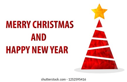 abstract triangular tree