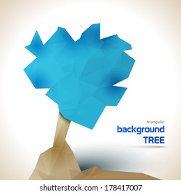 Abstract triangular tree