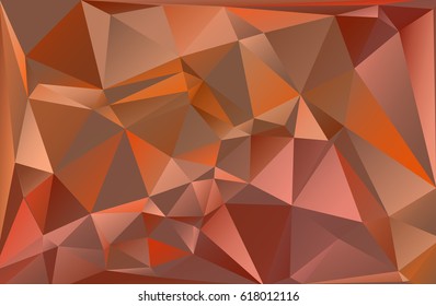 Abstract Triangulated, Creative, Dynamic Polygonal (low poly) Geometric, Mosaic Background Pattern. Design Template EPS 10.