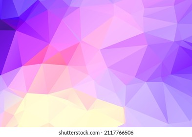 Abstrakter, geometrischer, rosa und goldener Hintergrund 