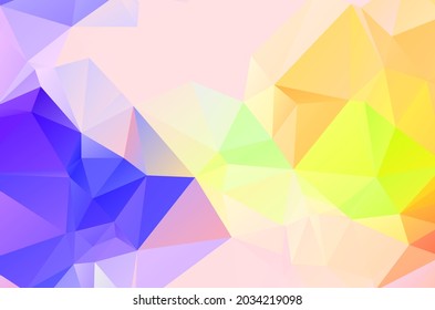 Resumen triangulación geométrico color verde rosa púrpura, aplicación y estilo de origami web   