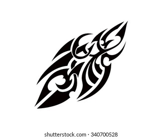 Abstract Tribal Art Drawing Stock Vector (Royalty Free) 340700528 ...