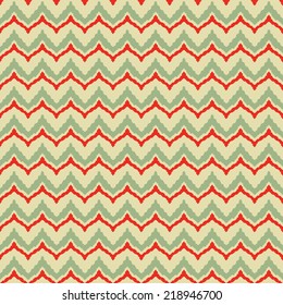 Abstract tribal art ethnic seamless pattern. Ikat. Folk repeating background texture. Geometric print. Fabric design. Wallpaper 