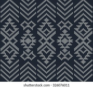 Abstract Tribal Aztec Seamless Pattern. Geometry Vector illustration