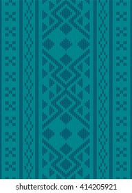 Abstract Tribal Aztec Seamless Pattern. Geometry Vector illustration
