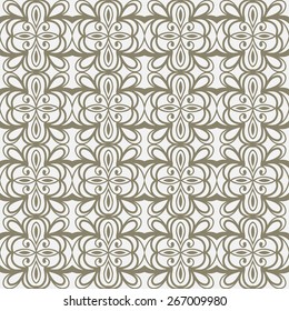 Abstract tribal ethnic background. Monochrome seamless geometric pattern. Can be used for card design, wallpaper, pattern fills, web page background, surface textures.