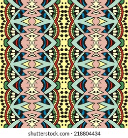 Abstract tribal ethnic background pattern for wallpaper,pattern fills,web page background,surface texture,yoga studio,meditation,spirituality, Indian,Arabic or Thai cuisine restaurants,stock vector  