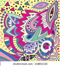 Abstract tribal ethnic background pattern for wallpaper,pattern fills,web page background,surface texture,yoga studio,meditation,spirituality, Indian,Arabic or Thai cuisine restaurants,stock vector  