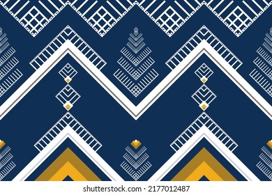 Abstract tribal ethnic geometric pattern design for background or wallpaper.