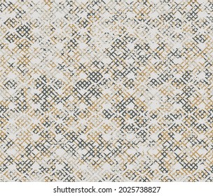 Abstract tribal ethnic seamless pattern. Geometry green and yellow texture creative repeat modern pattern.
