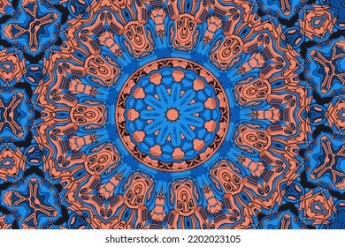 Abstract Tribal festive ethnic seamless decorative pattern