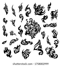 Abstract Tribal idea. Miscellaneous Collection. No.1