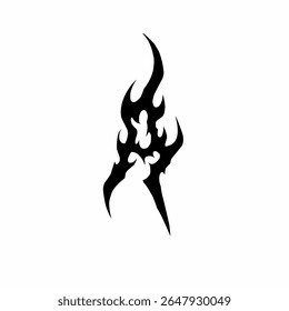 Abstract tribal letter A vector art tattoo elements
