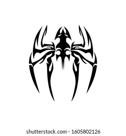 Abstract Tribal Spiders vector image. Tattoo tribal vector design