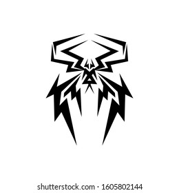 Abstract Tribal Spiders vector image. Tattoo tribal vector design