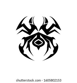 Abstract Tribal Spiders vector image. Tattoo tribal vector design