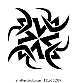 abstract tribal tattoo
