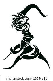 abstract tribal tattoo