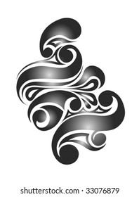 abstract tribal vector