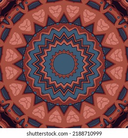 Abstract Tribal vintage colorful ethnic seamless pattern ornamental