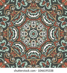 Abstract Tribal vintage ethnic seamless pattern ornamental