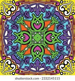 Abstract Tribal vintage ethnic seamless pattern ornamental