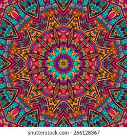 Abstract Tribal vintage ethnic seamless pattern ornamental