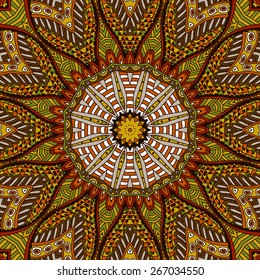 Abstract Tribal vintage ethnic seamless pattern ornamental