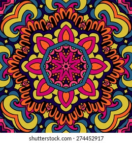 Abstract Tribal vintage ethnic seamless pattern ornamental 