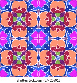 Abstract Tribal vintage ethnic seamless pattern ornamental