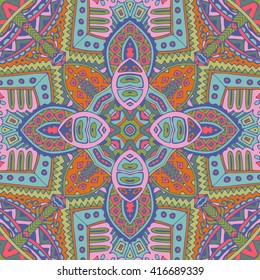 Abstract Tribal vintage ethnic seamless pattern ornamental 