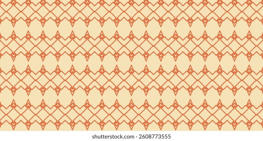 Abstract Tribal-Inspired Seamless Pattern in Earthy Tones