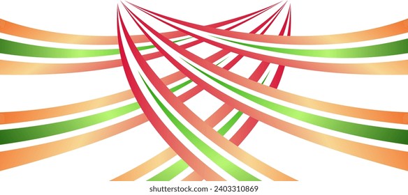 fondo de fondo de la cinta de degradado tricolor abstracto