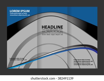 Abstract Tri-fold Brochure Template
