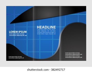Abstract Tri-fold Brochure Template
