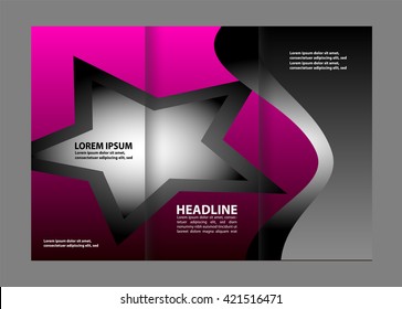 Abstract Tri-fold Brochure Template
