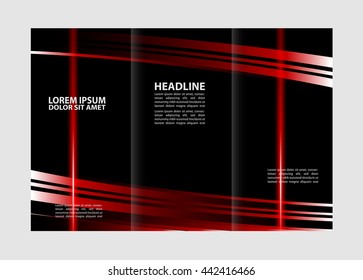 Abstract Tri-fold Brochure Template
