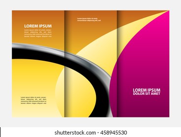 Abstract Tri-fold Brochure Template
