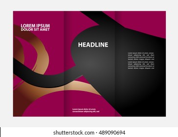 Abstract Tri-fold Brochure Template
