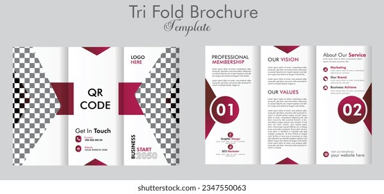  abstract trifold brochure template with business photos,
creative business tri fold agency,Digital trifold brochure design template,