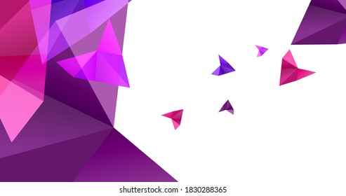 Abstract trigonal and geometric shape background