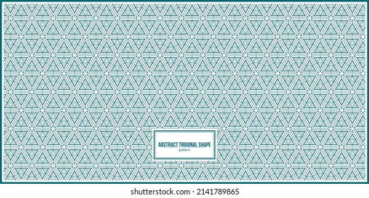 abstract trigonal shape pattern design