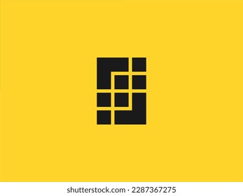 abstract triple eight square shape